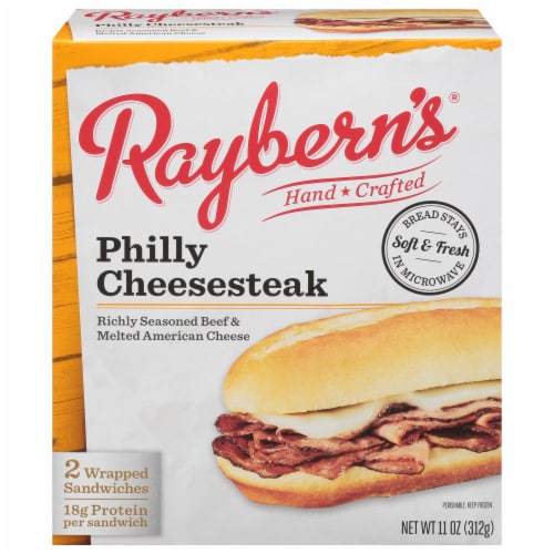 Raybern's® Philly Cheesesteak Sandwiches Perspective: front