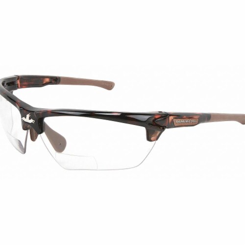 Mcr Safety Bifocal Safety Reading Glasses,+1.00  DM13H10PF Perspective: front
