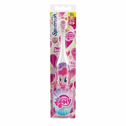 Arm & Hammer Kids' Spinbrush My Little Pony Toothbrush Perspective: front