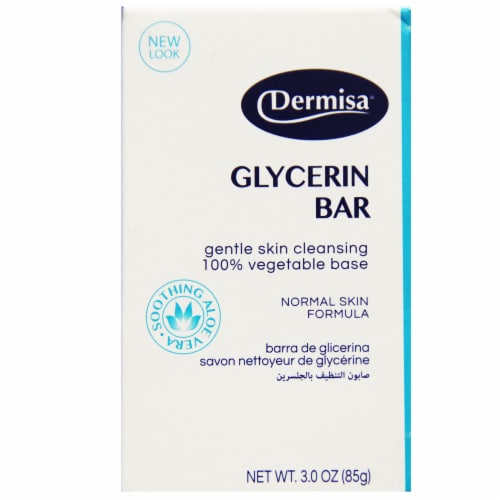 Dermisa Normal Skin Formula Glycerin Bar Perspective: front