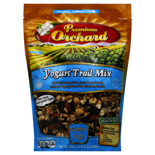 Premium Orchard Yogurt Trail Mix Perspective: front