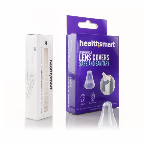 HealthSmart Tympanic Thermometer Probe Cover 45 per Box Perspective: front