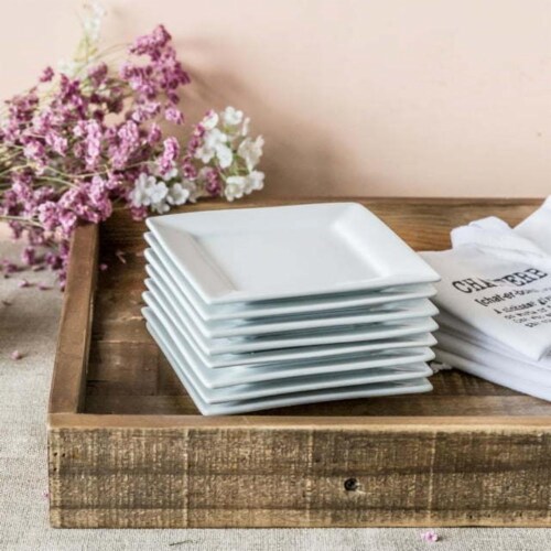 Better homes and gardens square plates shop