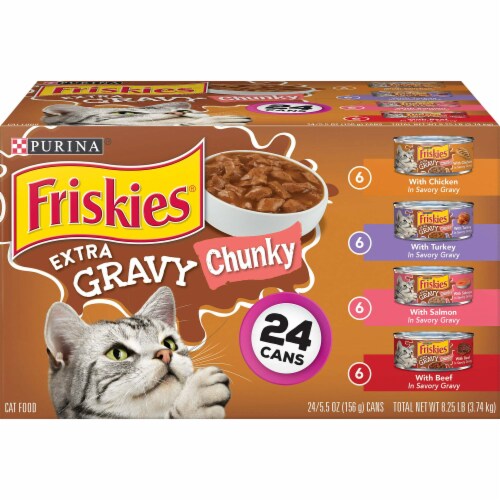 Friskies Wet Cat Food Variety Pack 5.5 Oz Cans 24 Pack 5.5 oz Kroger