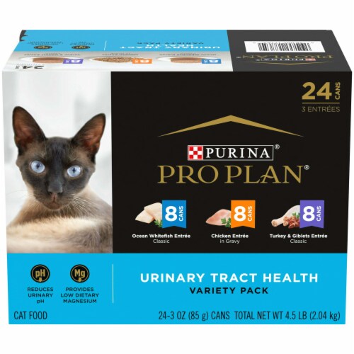 Purina Pro Plan Urinary Tract Health Wet Cat Food Variety Pack 3 oz Cans 24 Pack 3 oz Harris Teeter