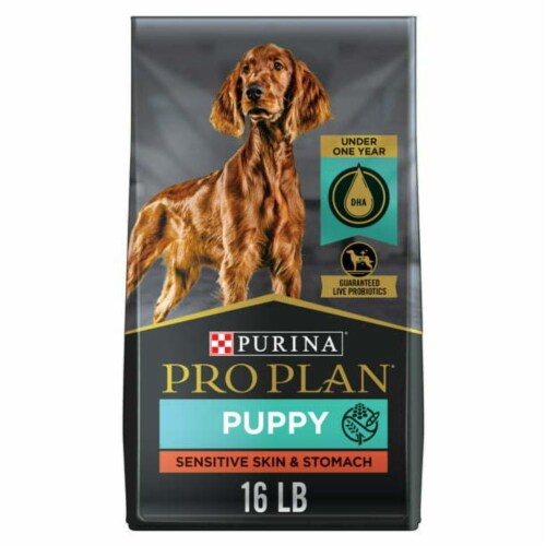 Purina Pro Plan Puppy Sensitive Skin and Stomach for Dogs Under 1 Year 16 lb Bag 1 Pack Fred Meyer