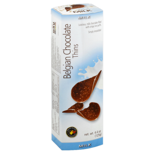 Royal Chocolate Belgian Milk Chocolate Thins Perspective: front