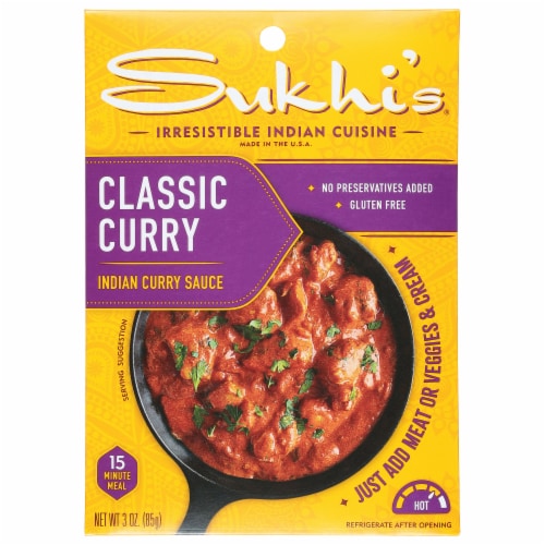 Sukhi's® Classic Indian Curry Sauce Perspective: front