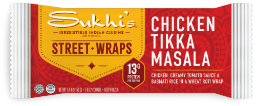Sukhi's® Chicken Tikka Masala Street Wrap Perspective: front