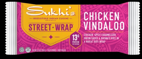 Sukhi's Chicken Vindaloo Street Wrap Perspective: front
