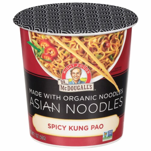 Dr. McDougall's Spicy Kung Pao Asian Noodles Perspective: front