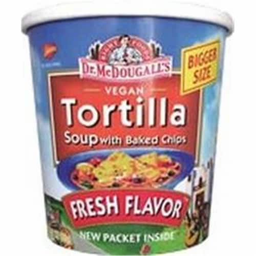 Dr. McDougall's Tortilla Style Organic Gluten Free Soup Perspective: front