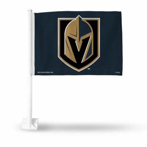 Caseys Vegas Golden Knights Car Flag Perspective: front