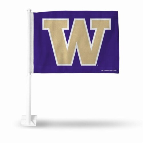 UW Car Flag Perspective: front