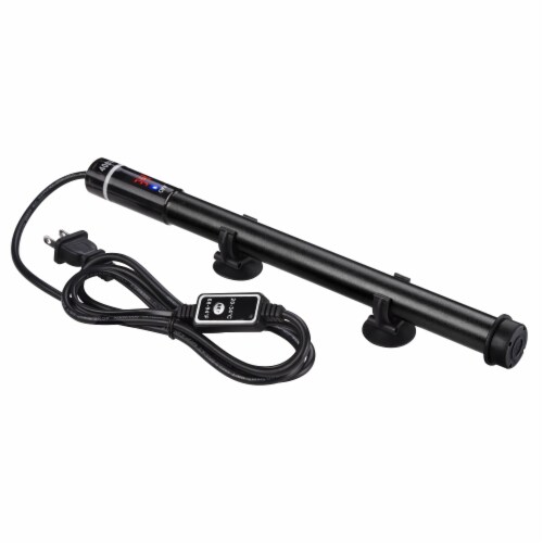 400W Submersible Adjustable Aquarium Heater Titanium Fish Tank Salt Fresh Water Perspective: front
