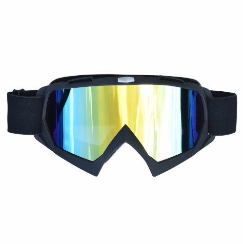 AHR GOG01 Motorcycle Goggles Riding Motocross Snowmobile Dirt Bike Off Road ATV Lens Perspective: front