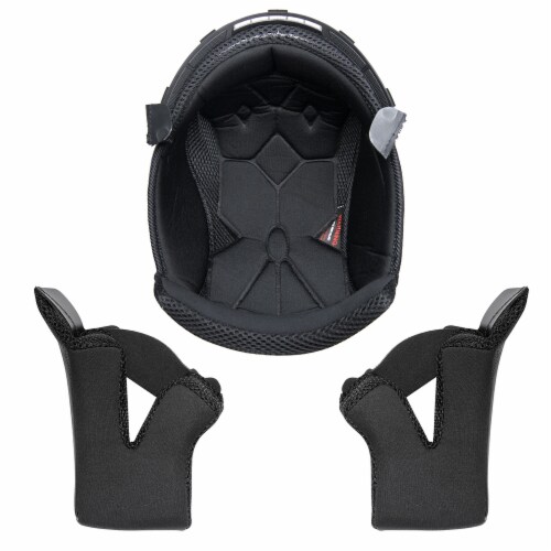 AHR Replacement Top Liner and Cheek Pads Kit for Run-F Size M Perspective: front