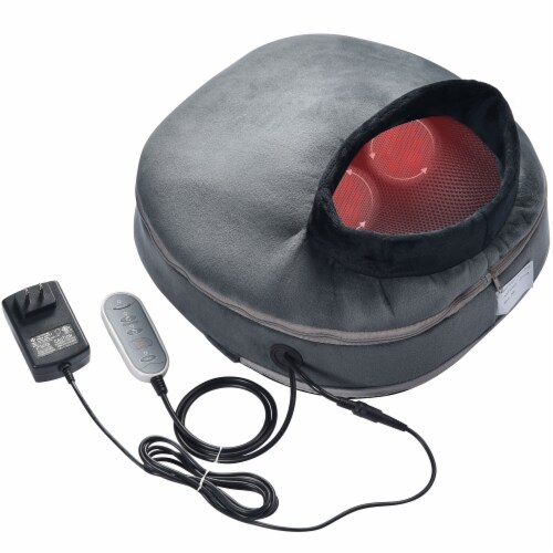 Yescom 2-in-1 Electric Shiatsu Foot & Back Massager Warmer Fast