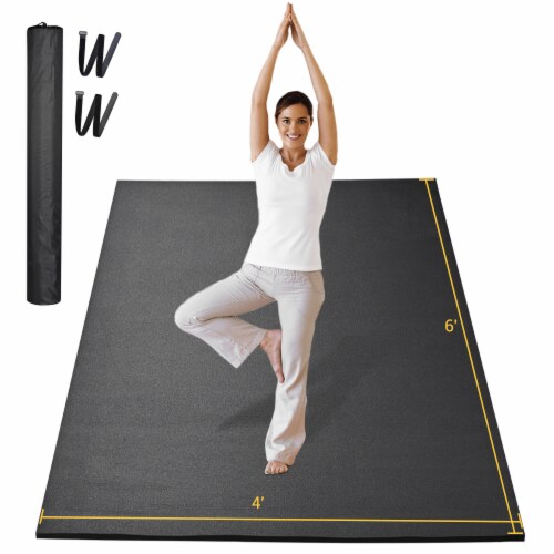 Yescom 6x4 Ft Extra Large Exercise Mat for Yoga Cardio Workout Home Gym Non  Slip 6mm, 6x4 Ft - Kroger