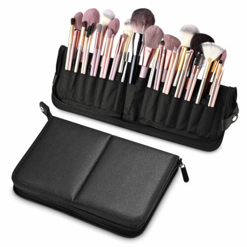 Byootique Makeup Brush Bag Foldable Holder Organizer Portable Travel Artist  Case, 1 - City Market