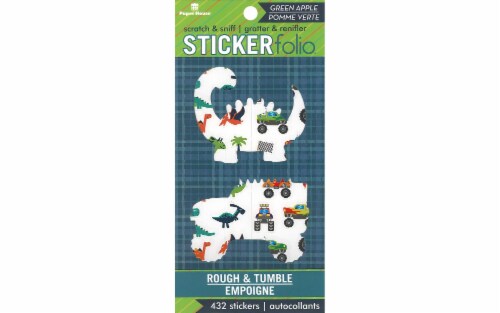 Paper House Sticker Scratch&Sniff Rough & Tumble Perspective: front