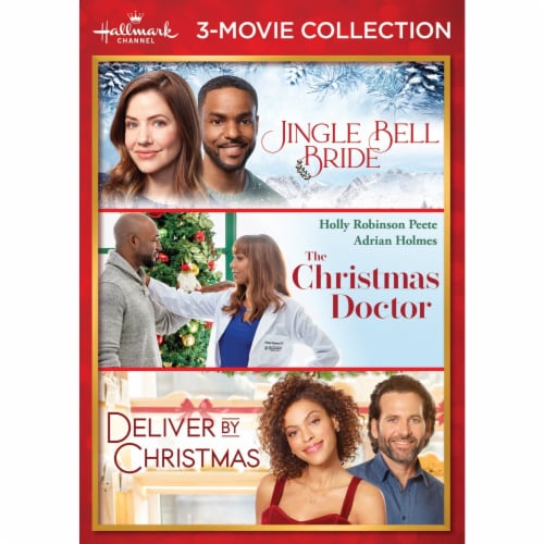 Hallmark 3 Movie Collection: Jingle Bell Bride, The Christmas Doctor, & Deliver By Christmas Perspective: front