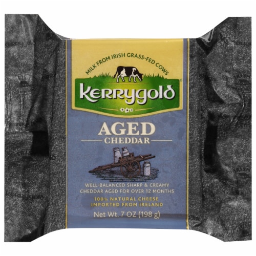Kerrygold® Aged Irish Cheddar Natural Cheese Perspective: front