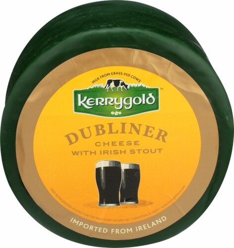 Kerrygold Dubliner with Irish Stout Cheese Perspective: front