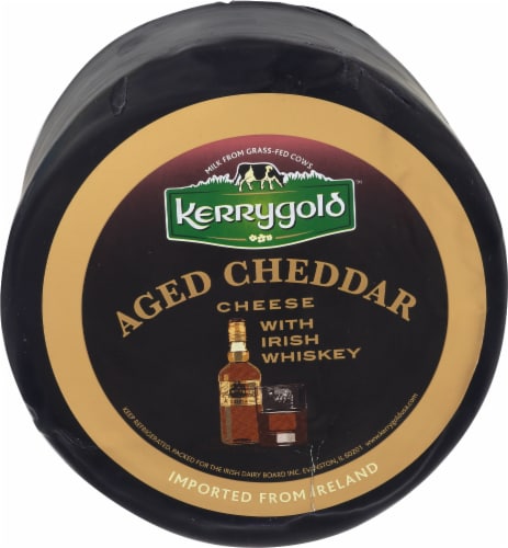 Kerrygold™ Aged Cheddar Cheese with Irish Whiskey Perspective: front