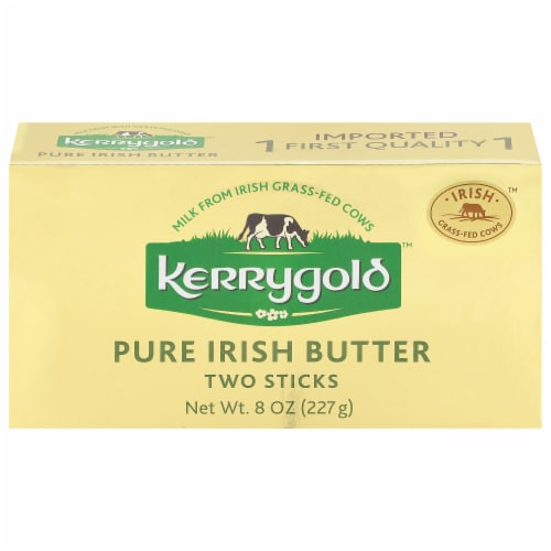 Kerrygold Grass Fed Pure Irish Butter Sticks Perspective: front
