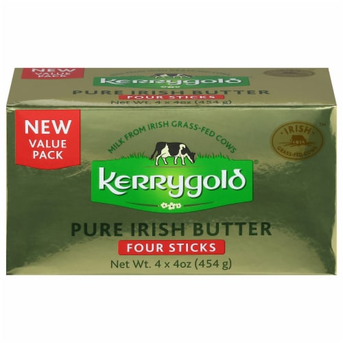 Kerrygold Salted Butter Sticks Perspective: front