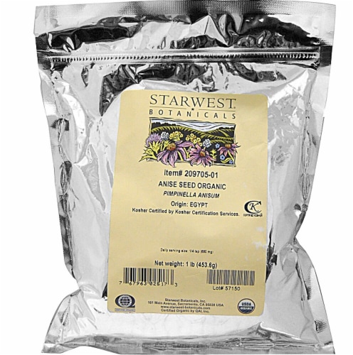 Starwest Botanicals  Organic Anise Seed Perspective: front