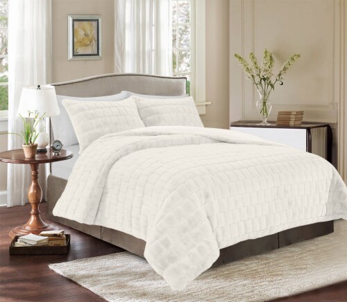 Rabbit fur comforter deals