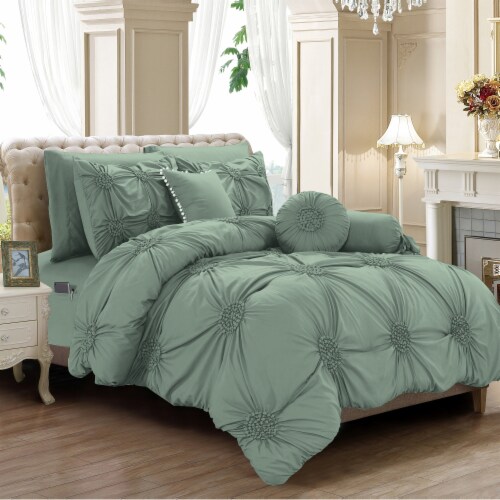 Elegant Comfort 10 Piece Sunflower Comforter Set Includes 4 Piece Sheet Set Full Queen Mariano s