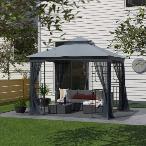 gazebo mosquito netting 10x10
