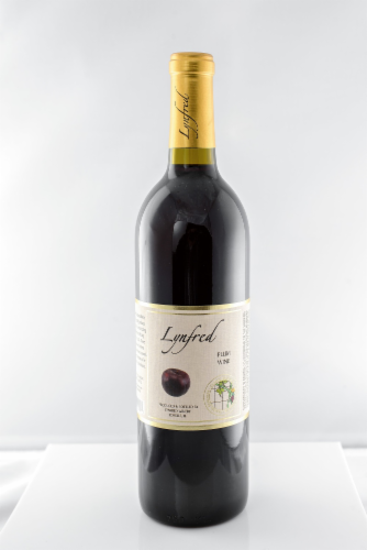 Lynfred Plum Wine Perspective: front