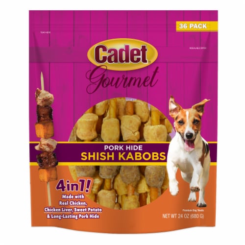 Cadet® Pork Hide Shish Kabobs Perspective: front