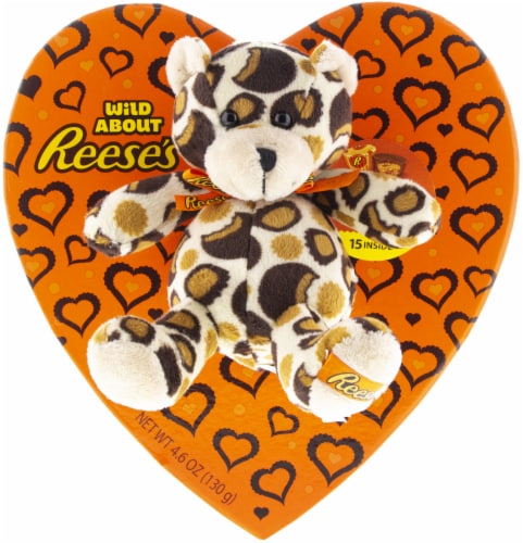 Reese s Miniatures Valentine Candy with Plush Bear 6.8 oz Kroger