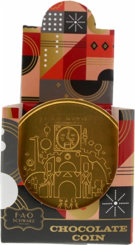 Galerie FAO Schwarz Giant Chocolate Coin Perspective: front