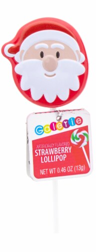 Galerie Holiday Santa Lollipop Tin Perspective: front