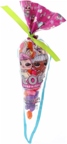 Galerie L.O.L. Surprise Strawberry Orange Flavor Jelly Beans Carrot Bag Perspective: front