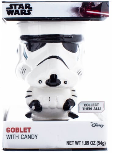 Galerie Holiday Star Wars Stormtrooper Goblet with Hard Candy Perspective: front