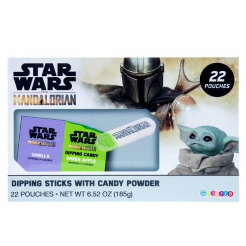 Star Wars The Mandalorian Dipping Sticks With Candy Powder Perspective: front