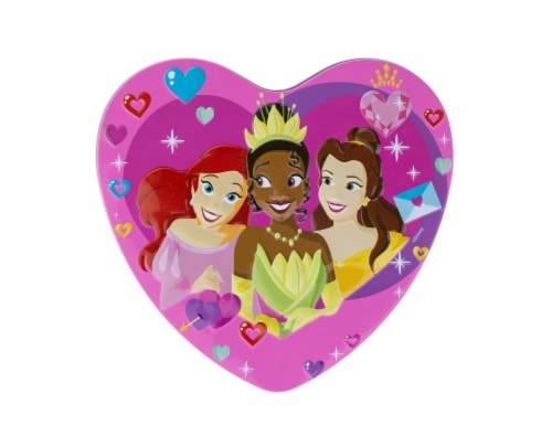 Galerie Princess Milk Chocolate Valentine's Day Candy Tin Perspective: front