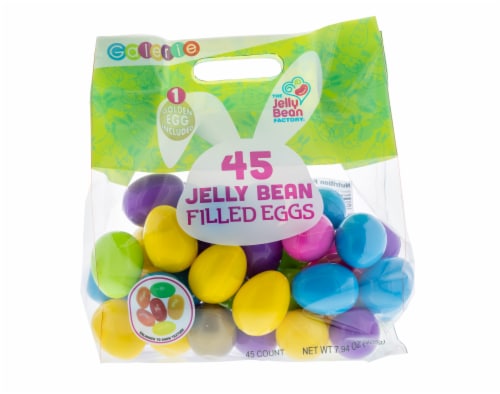 GalerieÂ® Jelly Bean Filled Easter Eggs Perspective: front