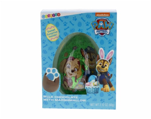 Galerie Paw Patrol Milk Chocolate With Marshmallow Egg Perspective: front