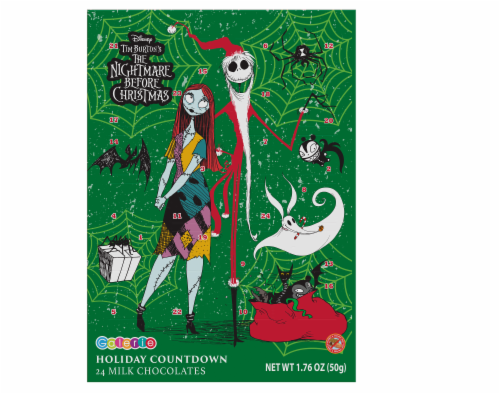 Galerie® Nightmare Before Christmas Advent Calendar with Chocolate Perspective: front