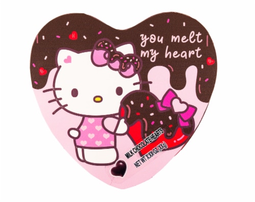 Galerie Valentine's Day Hello Kitty Chocolate Heart Tin Perspective: front