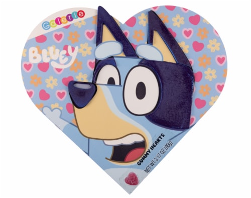 Galerie Bluey Heart Box With Gummies Perspective: front