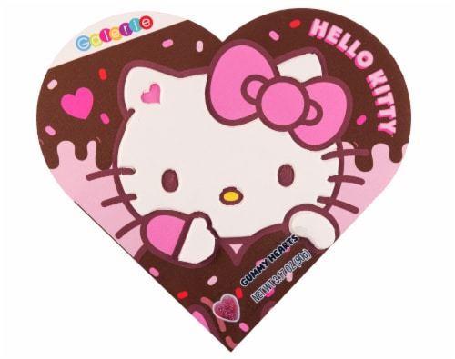 Galerie Hello Kitty Heart Box With Heart Gummies Perspective: front